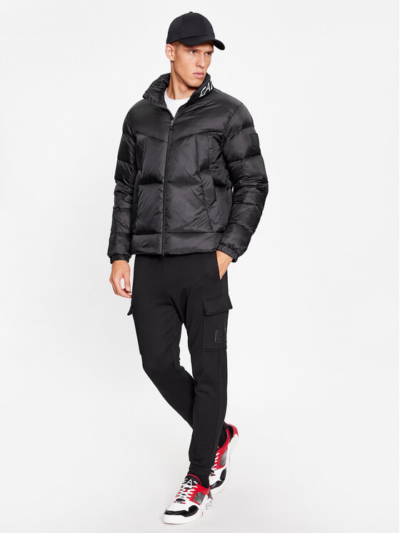 EA7 Emporio Armani EA7 Emporio Armani Vatovaná bunda 6RPB33 PNEOZ 1200 Černá Regular Fit