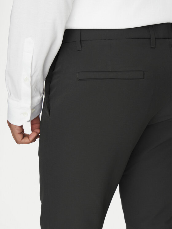 BOSS BOSS Hlače iz tkanine T_Commuter 50534303 Siva Slim Fit