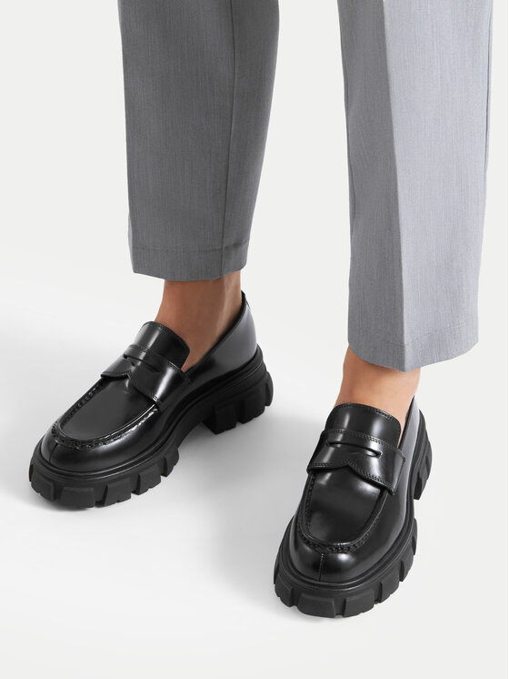 Badura Badura Loafers ELANA-01WI-002 Μαύρο