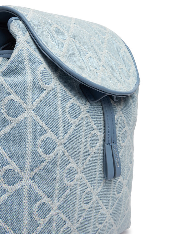 Calvin Klein Calvin Klein Rucsac Emblem Aop Denim Backpack LV04F3508G Albastru