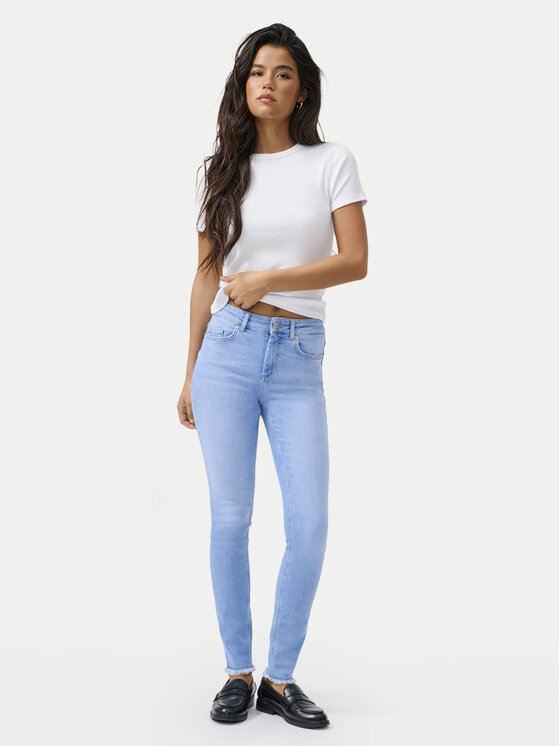 ONLY ONLY Traperice Blush 15363265 Plava Skinny Fit