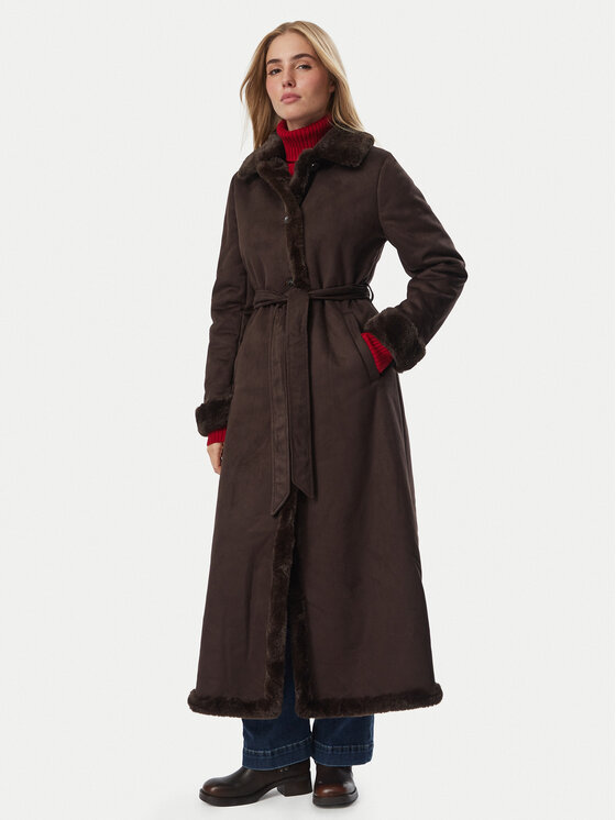 LAUREN RALPH LAUREN LAUREN RALPH LAUREN Umelý kožuch 297P23461001 Tmavo hnedá Regular Fit