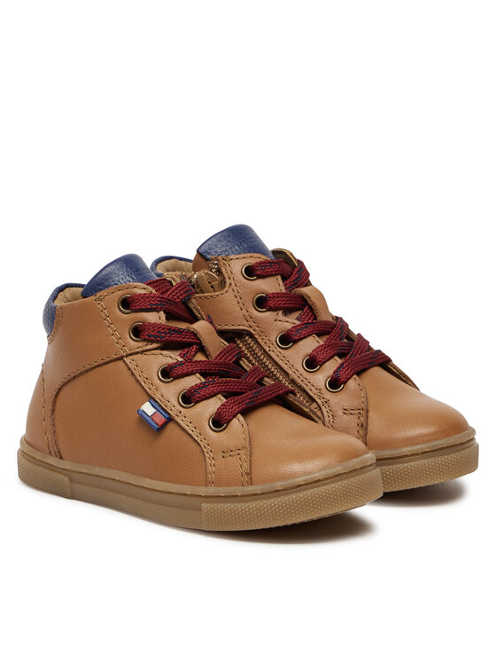 Tommy Hilfiger Tommy Hilfiger Gležnjarji T1X9-33623-0092 Rjava