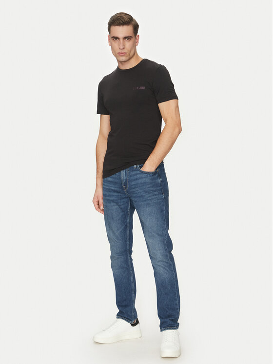 Guess Guess T-shirt U5GM30 KCPZ1 Crna Regular Fit