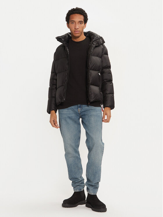 After Label After Label Geacă din puf Chamonix A00015 Negru Regular Fit