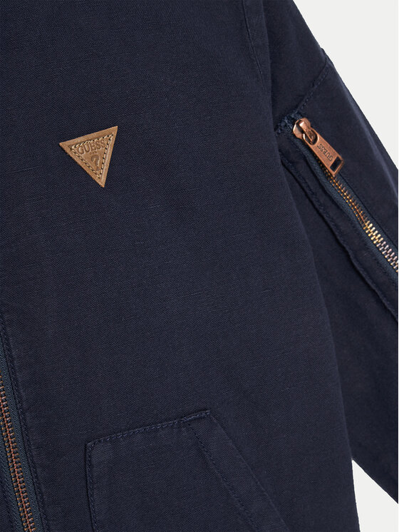 Guess Guess Bundy bomber L5GL02 WG5G0 Tmavomodrá Regular Fit