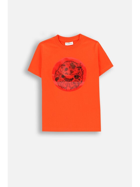 Coccodrillo Coccodrillo T-Shirt ZC4143201GBK-009 Czerwony Regular Fit