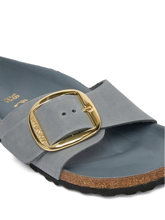 Birkenstock Birkenstock Ciabatte Madrid Big Buckle Hex 1032090 Grigio