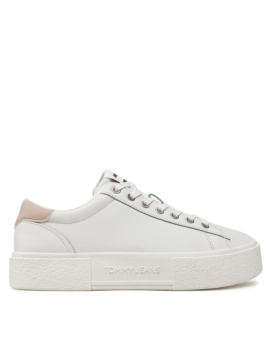 Sneakers Tommy Jeans Tjw Foxing Flatform Sneaker EN0EN02567 Écru