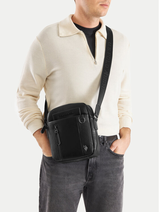 U.S. Polo Assn. U.S. Polo Assn. Мъжка чантичка BIUXT5744MVP Черен