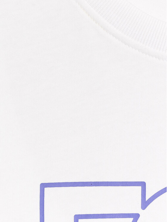 4F 4F T-Shirt FOB Biały Loose Fit