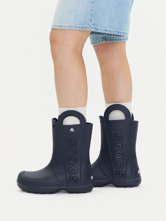 Crocs Crocs Гумові чоботи Handle It Rain Boot 210956 Cиній