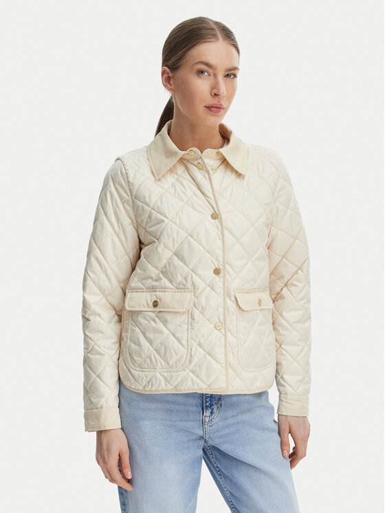 Marella Geacă Asti 2613481024 Écru Regular Fit
