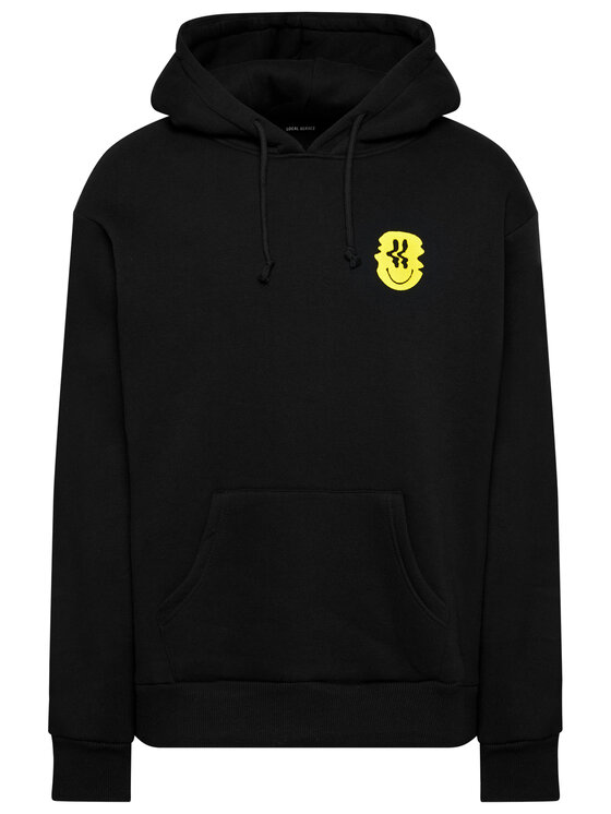Local Heroes Local Heroes Mikina Smiley SS21S0046 Čierna Oversize