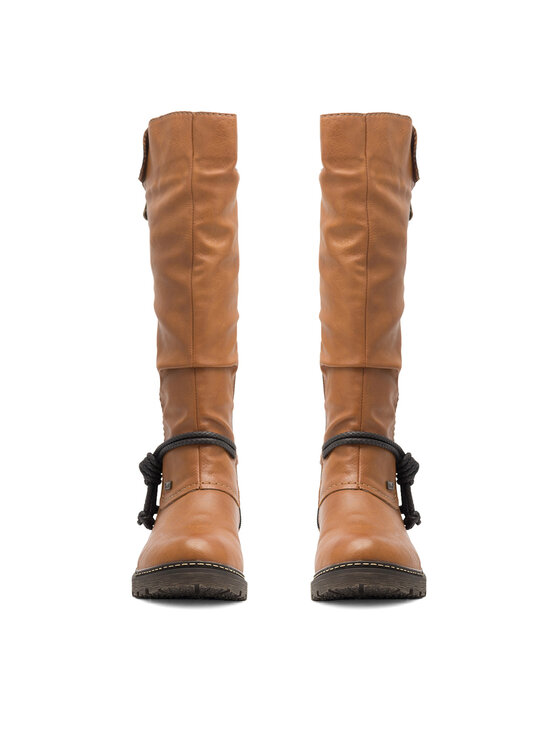 Rieker Rieker Kozačky Z4758-24 Hnědá