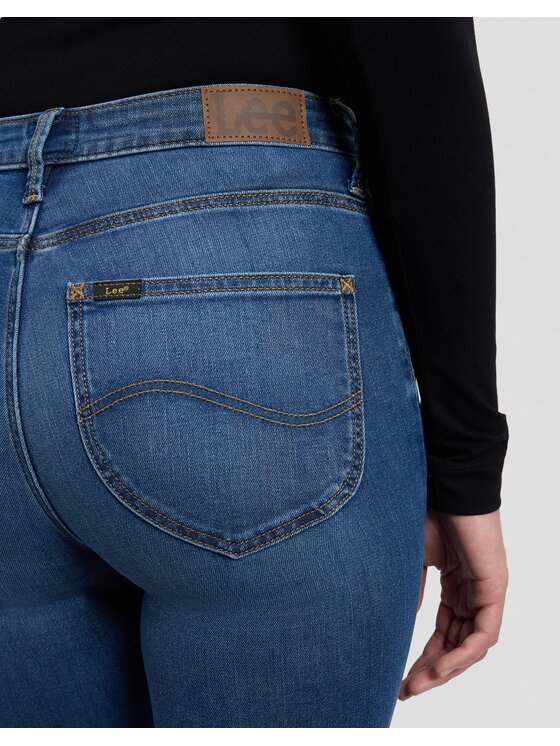 Lee Lee Jeansy BREESE BOOT Niebieski Bootcut Fit
