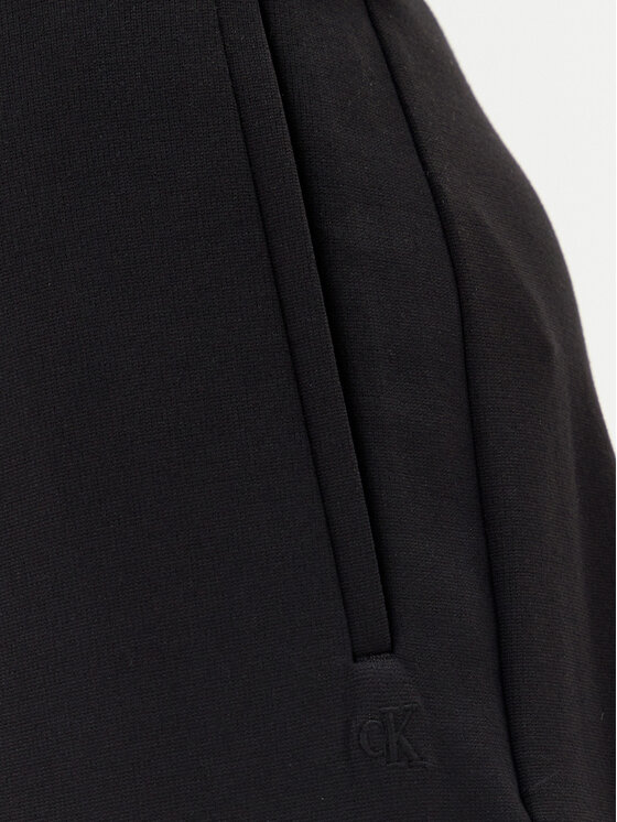 Calvin Klein Calvin Klein Pantaloni din material LV044B690G Negru Slim Fit