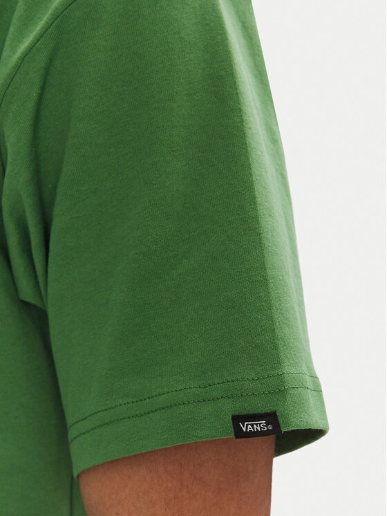 Vans Vans T-Shirt Left Chest II VN000P1P Zielony Loose Fit