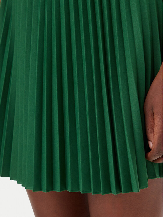 Lacoste Lacoste Fustă plisată JF1403 Verde Regular Fit