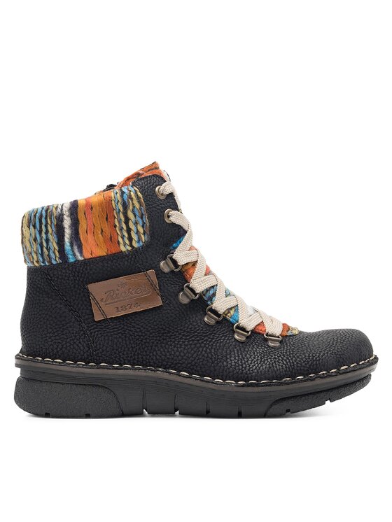 Rieker Rieker Botine 73343-00 Negru