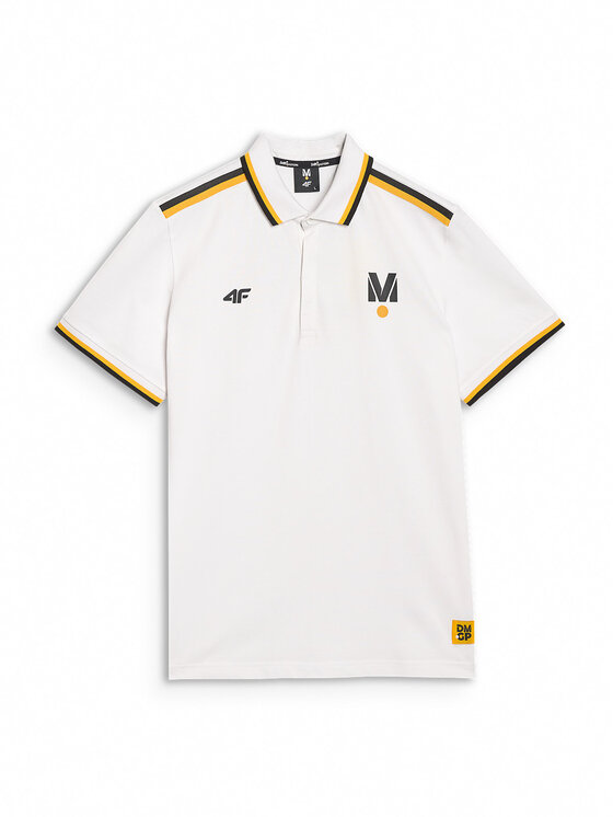4F 4F Polo TEAMWEAR Biały Regular Fit