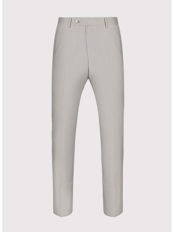Pako Lorente Pako Lorente Spodnie garniturowe P26SF-6G-036 Beżowy Slim Fit