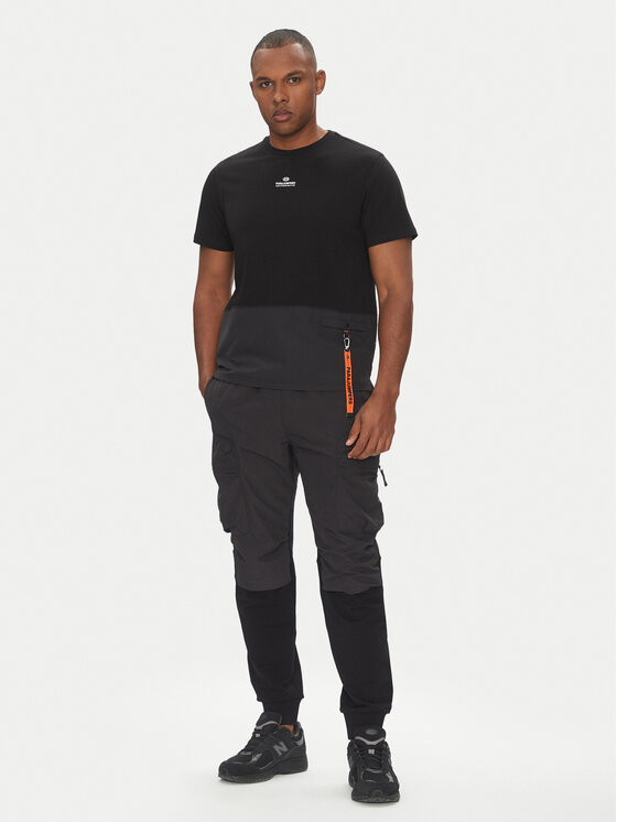 Parajumpers Parajumpers T-Shirt Clint 25SMPMTSRE08 Czarny Regular Fit