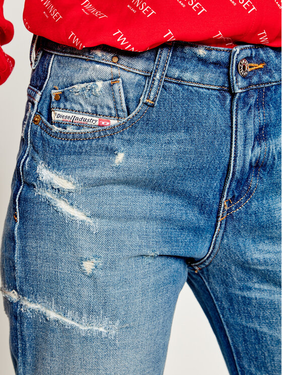 Diesel Džinsai D-Rifty 00SMN0 0097B Mėlyna Slim Fit | Modivo.lt