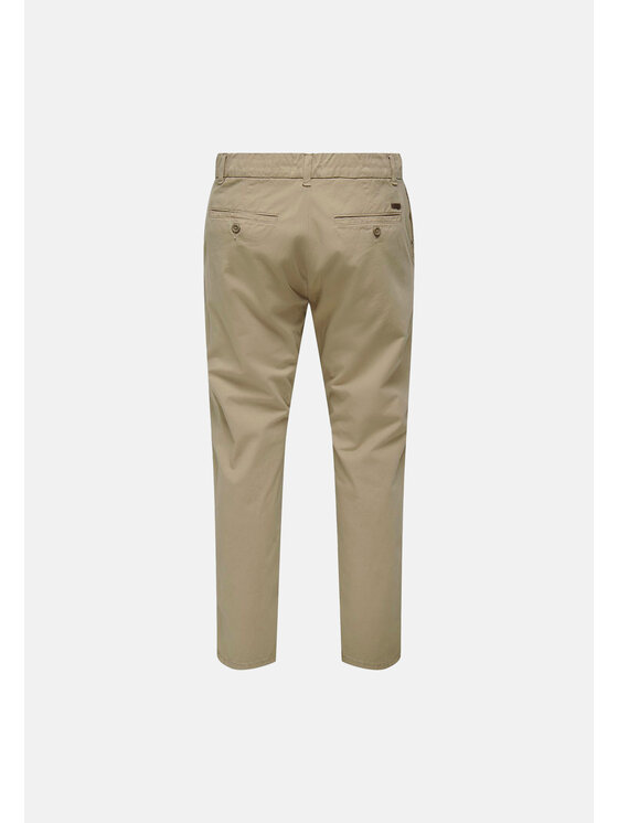 Only & Sons Only & Sons Pantaloni di tessuto Pantaloni Uomo - 22029761 Beige Regular Fit