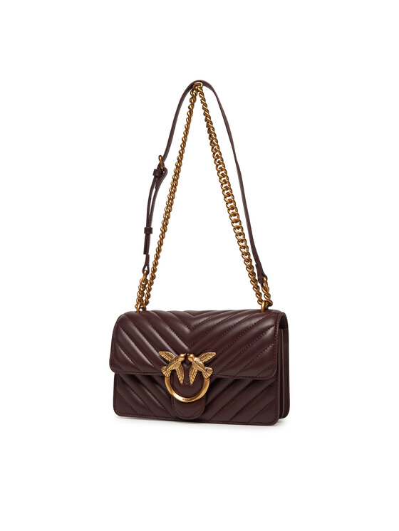 PINKO PINKO Torebka Love One Mini Dc PE 25 PCPL 100074 A0F1 Fioletowy