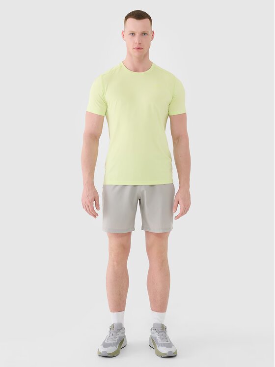4F 4F Pantaloncini sportivi 4FWSS25TFSHM0912-44S Verde Regular Fit