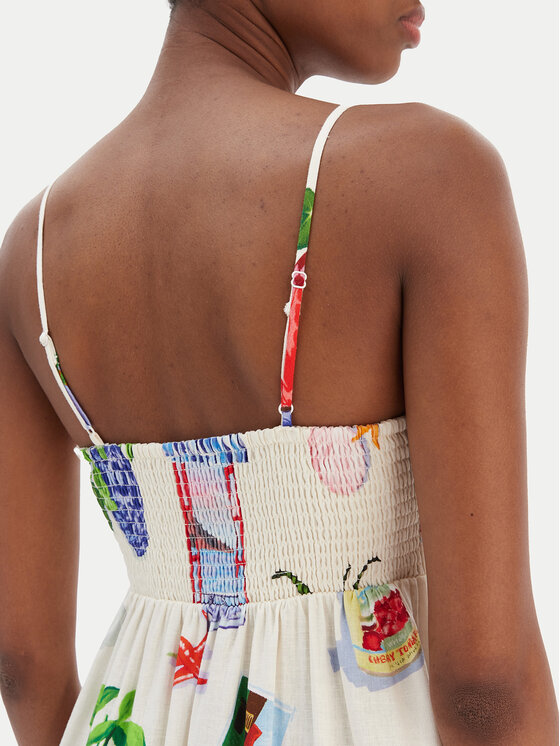 Seafolly Seafolly Vestito estivo La Boca 55597-DR Écru Regular Fit