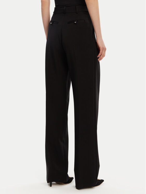Elisabetta Franchi Elisabetta Franchi Spodnie materiałowe PA-081-51E2-V360 Czarny Regular Fit