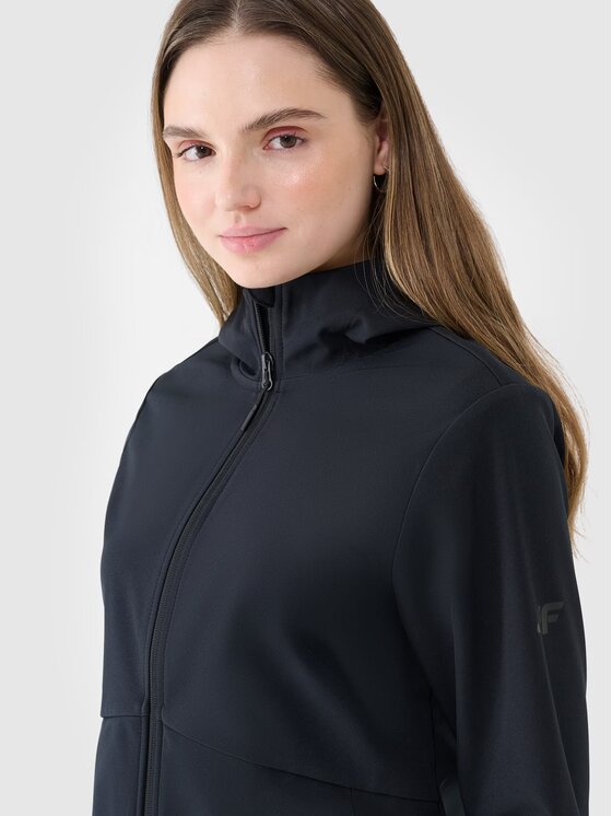4F 4F Giacca softshell 4FWSS25TSOFF320-20S Nero Regular Fit