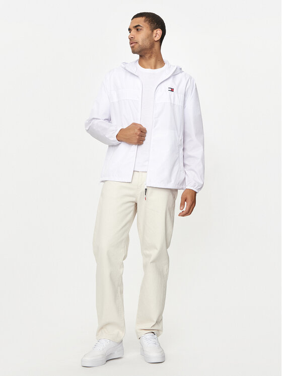 Tommy Jeans Tommy Jeans Giacca a vento Chicago DM0DM20204 Bianco Regular Fit