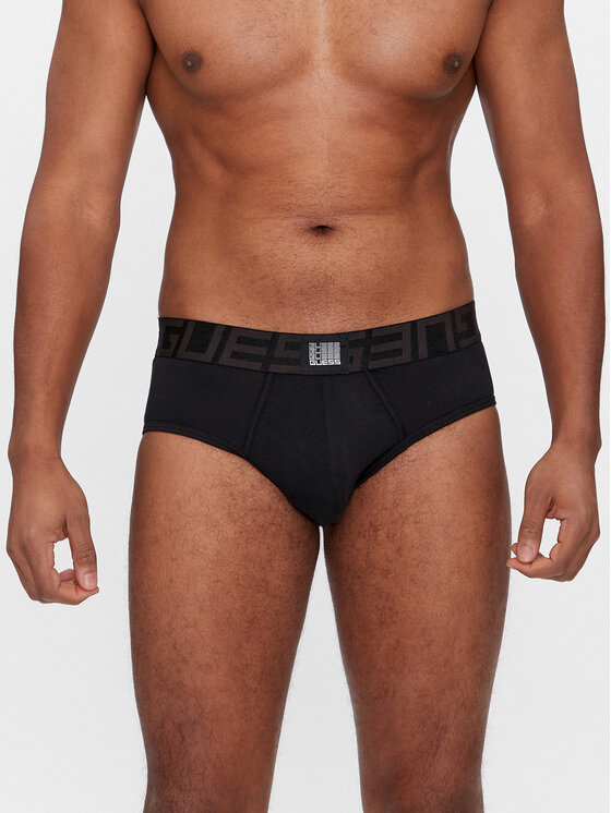 Guess Guess Set di 3 slip U4RG02 K6YW0 Nero