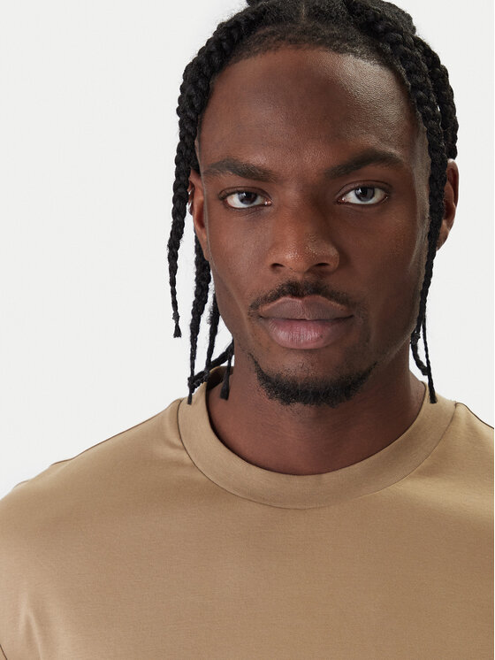 BOSS BOSS Majica C-Taut 01 50555844 Khaki Regular Fit