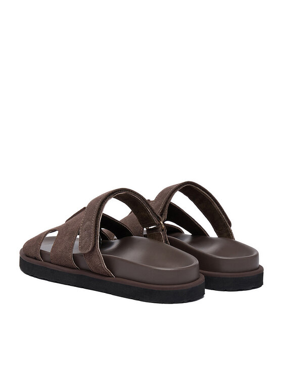 GINO ROSSI GINO ROSSI Παντόφλες C-CLB-P1927A Σκούρο καφέ