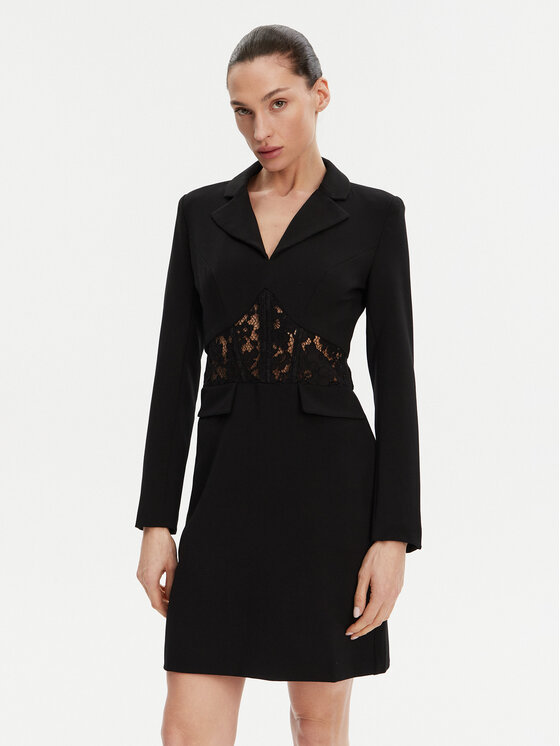 Morgan Morgan Rochie cocktail 241-RCORSE Negru Slim Fit