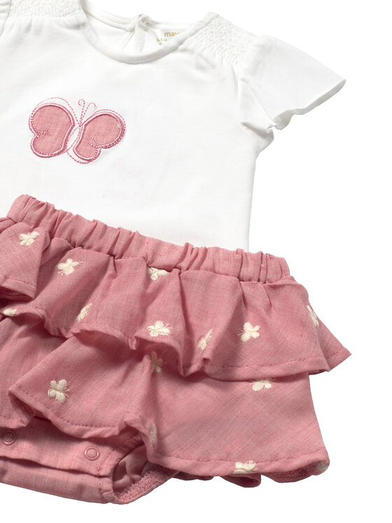 Mayoral Mayoral Set T-Shirt und Rock 1853 Rosa Regular Fit