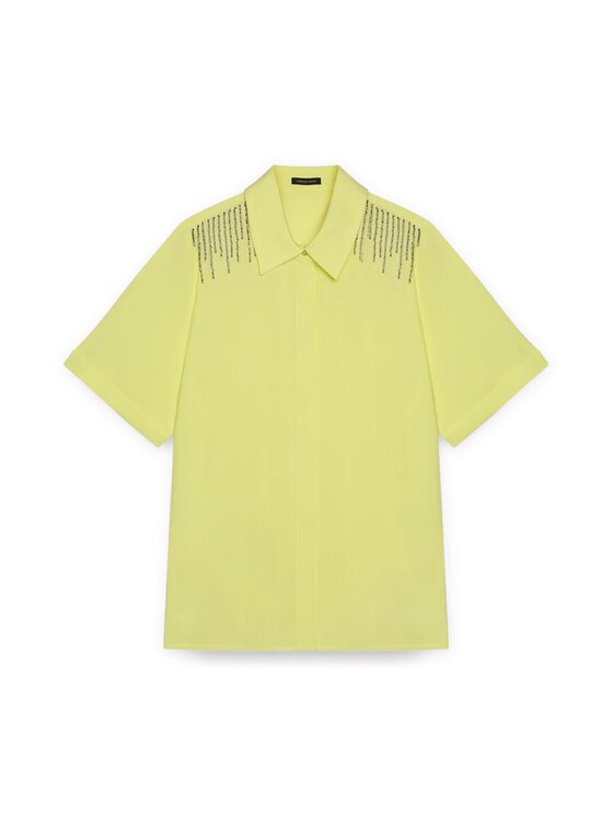 Fiorella Rubino Fiorella Rubino Camicia 5010T001229N018 Giallo Regular Fit