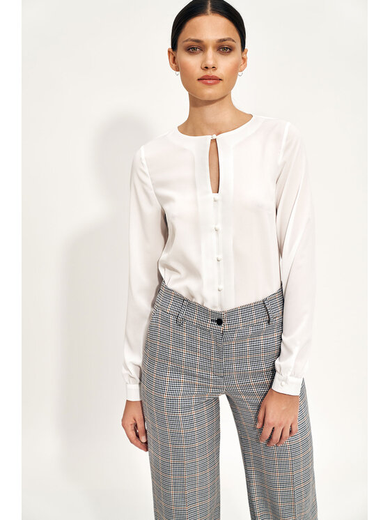 NIFE NIFE Halenka B143 Écru Classic Fit