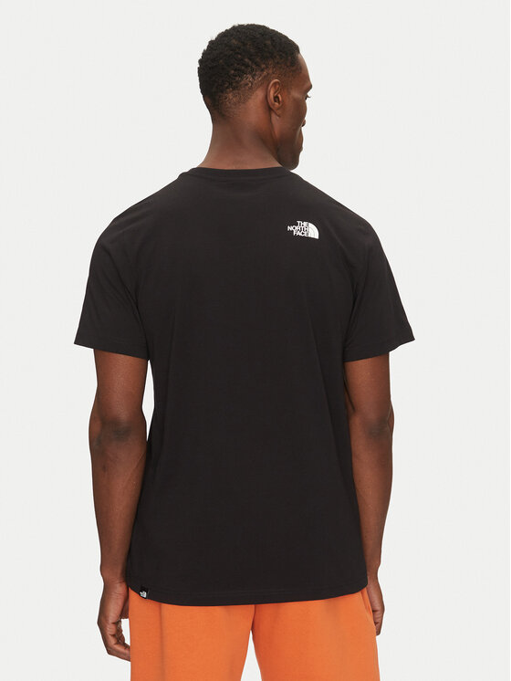 The North Face The North Face T-Shirt Fine NF0A8A6M Μαύρο Regular Fit
