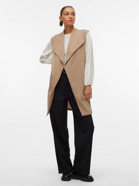 Vero Moda Vero Moda Γιλέκο Allison 10300864 Μπεζ Regular Fit