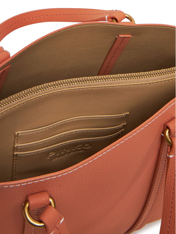 PINKO PINKO Torbica Carrie Shopper Classic AI 24-25 PLTT 102833 Narančasta