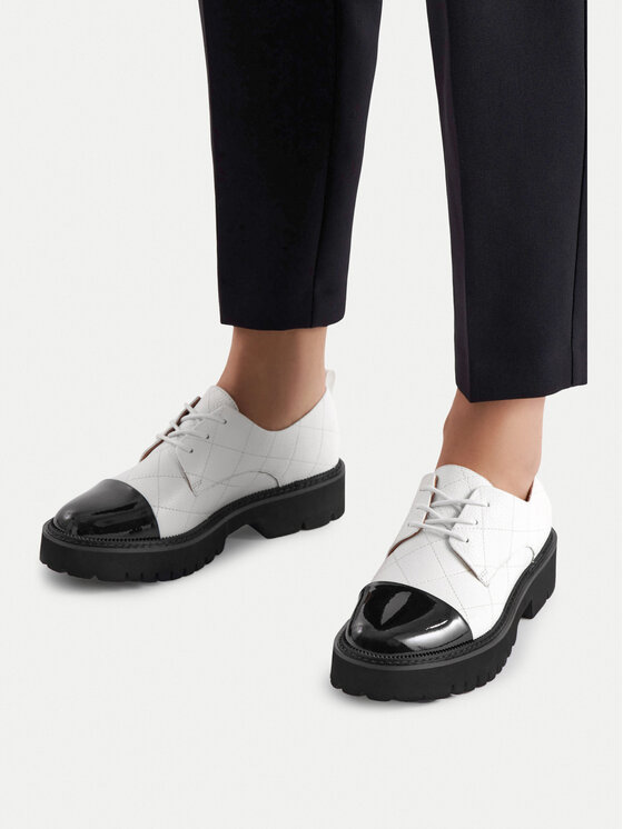 Badura Badura Oxford Schuhe JIAO-V1767-23 Weiß