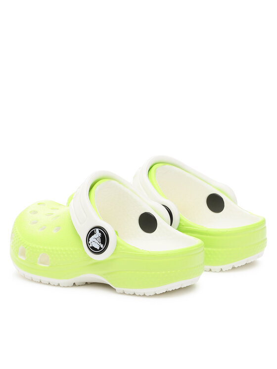 Crocs Crocs Klapki Crocs Classic Glow In The Dark Clog T 209161 Zielony