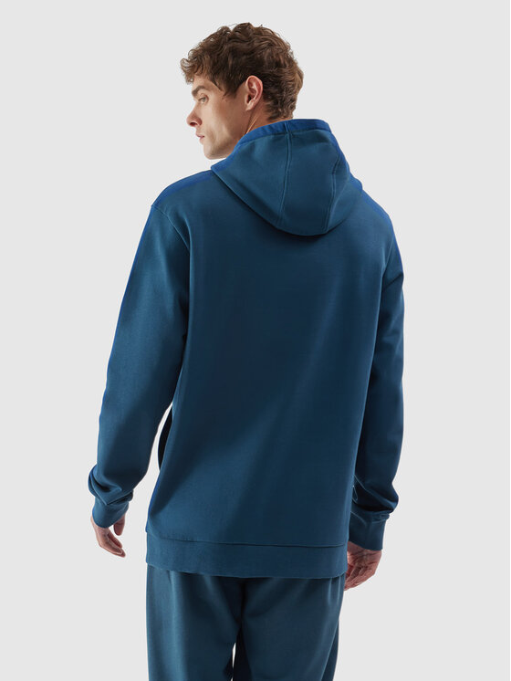 4F 4F Sweatshirt 4FAW23TSWSM694 Dunkelblau Regular Fit