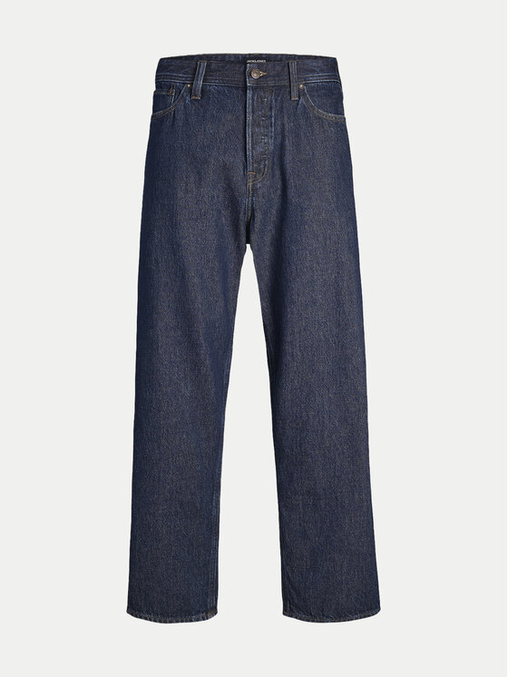 Jack&Jones Jack&Jones Jeans hlače Alex 12258559 Mornarsko modra Baggy Fit