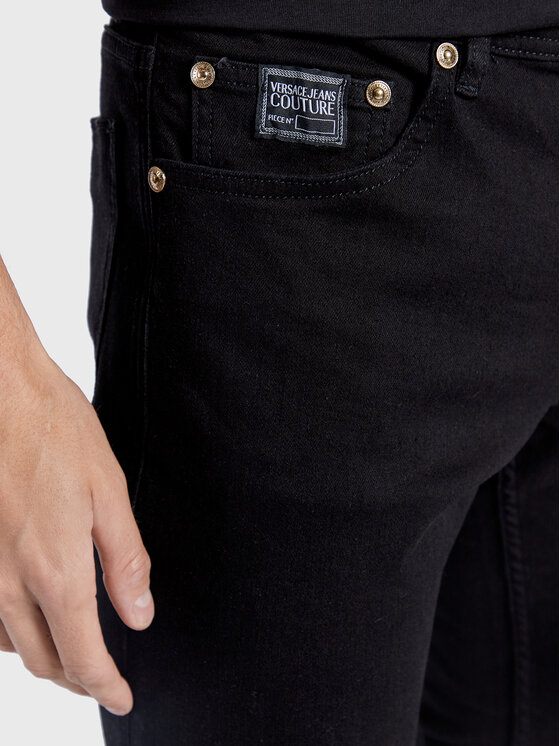 Versace Jeans Couture Versace Jeans Couture Jeansy Austin 73GAB550 Czarny Regular Fit